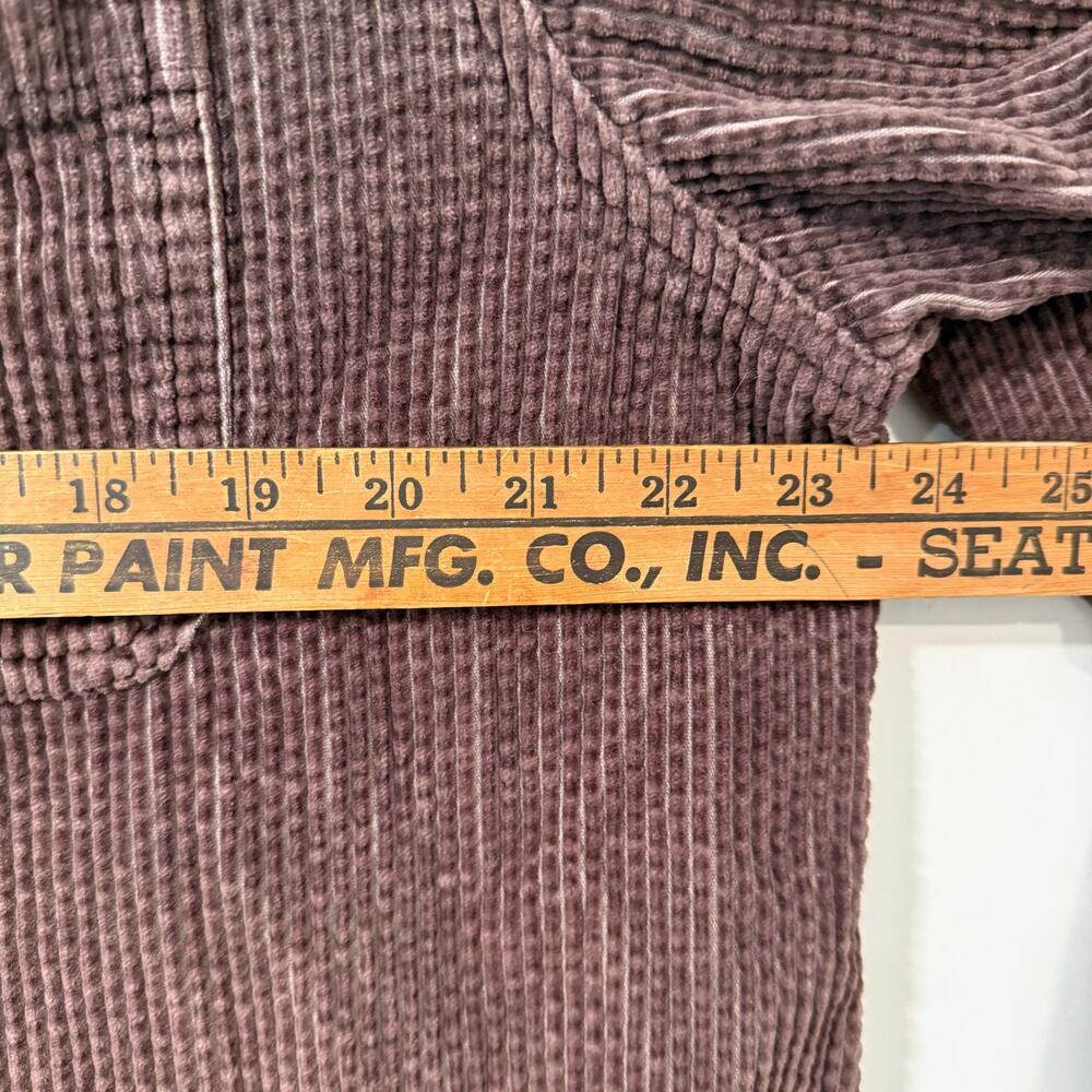 L.L. Bean Women's Comfort Corduroy Relaxed Shirt Brown Shacket Casual Large - Picture 5 of 6
